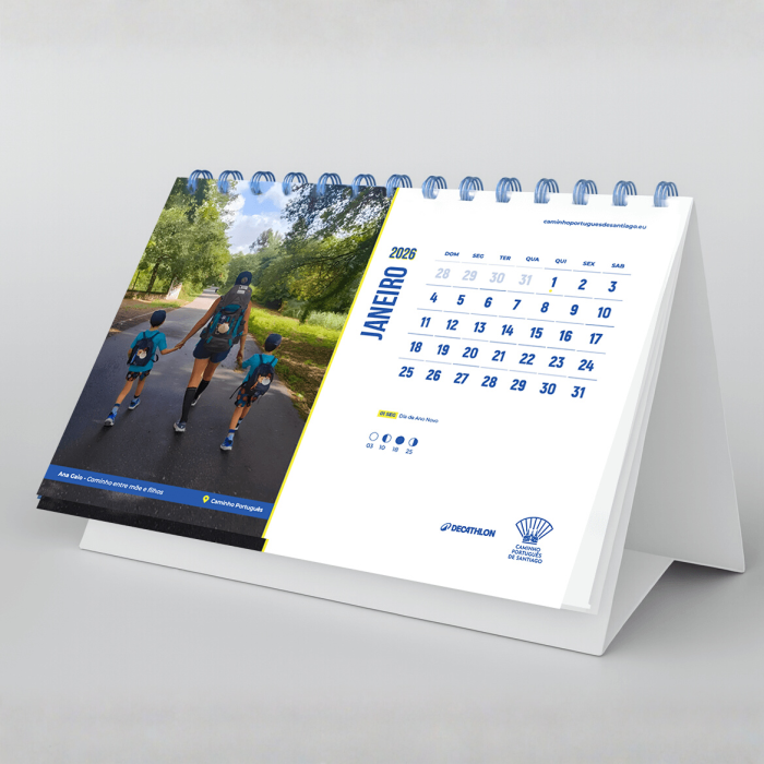 Calendário de Mesa 2026 - PRÉ VENDA - Image 1