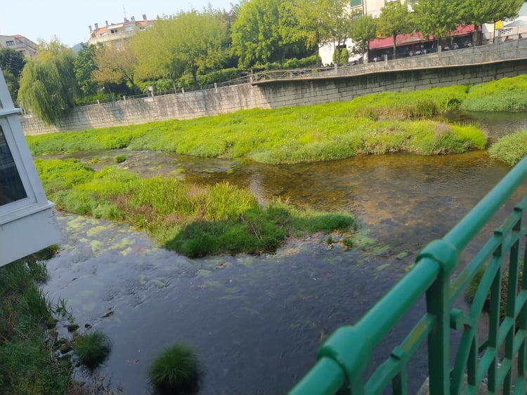 Ponte à entrada de Caldas de Reis