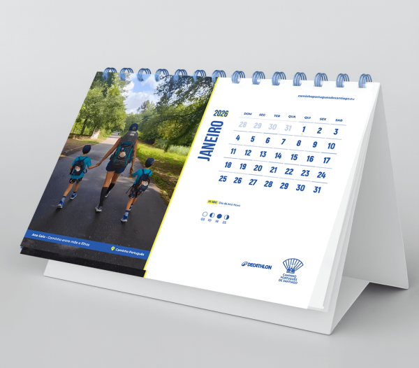 Calendário de Mesa 2026 - PRÉ VENDA